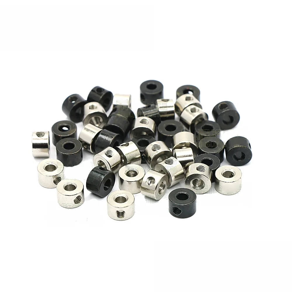 100 PCS M3 Runde Muttern Mit Seite Loch Rost Lock Schnalle Muttern Rost Beweis Ni vernickelt/Schwarz Zink ni vernickelt