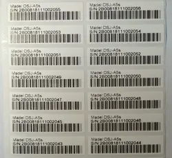 100個の保護保証ステッカー1.57 