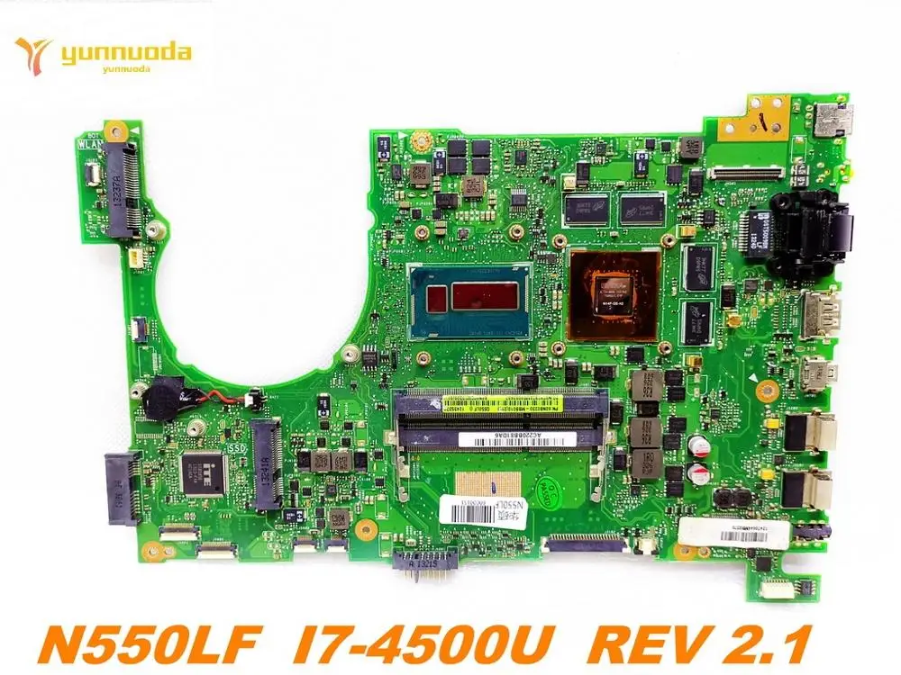 

Original for ASUS N550LF laptop motherboard N550LF I7-4500U REV 2.1 tested good free shipping