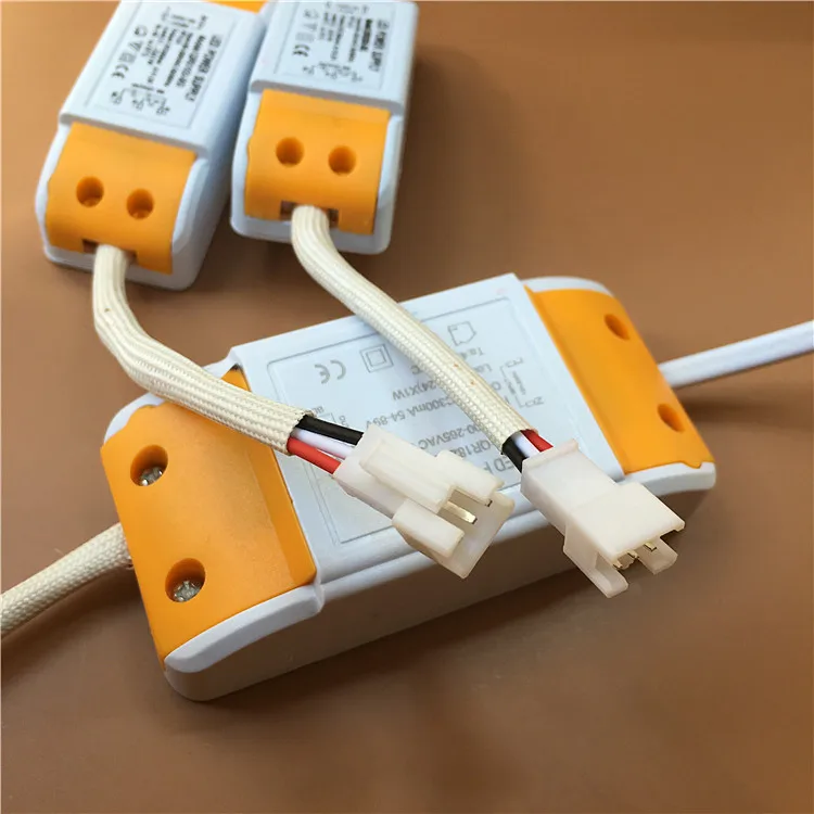 ac85-265v LED external Driver Dimmable Three Color Lighting Transformers 3W 5W 7W 9w 10w 12w 15W18W power supply For ceiling DIY
