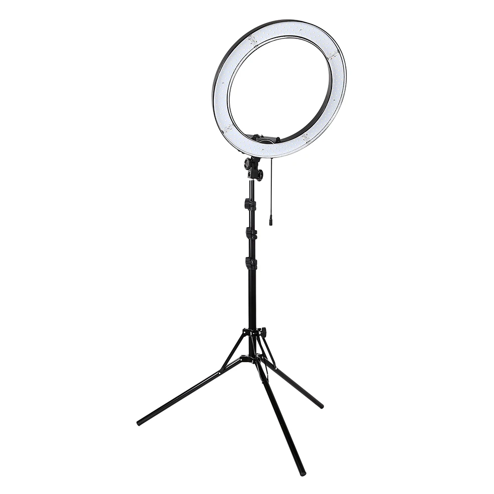 55W 18 inch Camera Phone LED Ring Light  Photography studio Dimmable  Ring Lamp With Stand Tripods For TikTok Youtube Vlog Video