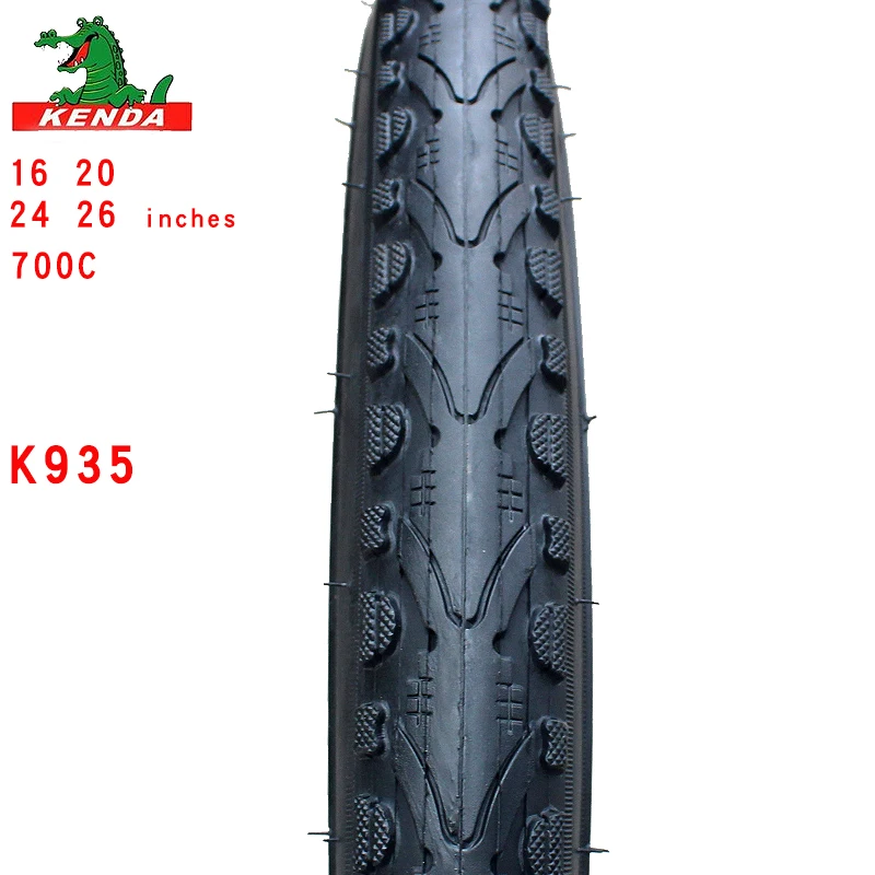 KENDA-Steel Wire Bicycle Tire Parts, K935, 16, 20, 24, 26 inches, 1.5, 1.75, 1.95, 700*35, 38, 40, 45C, 26*1-3/8