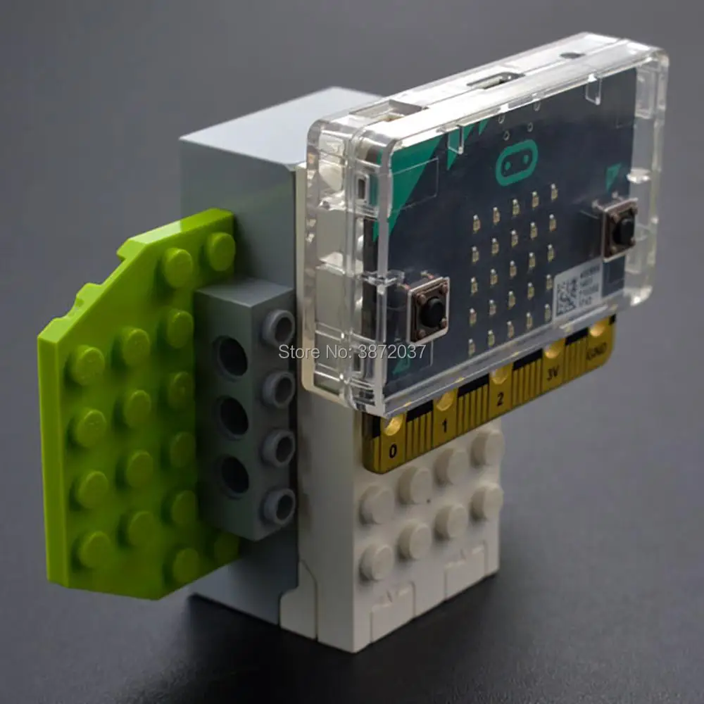 DIYmall for micro:bit Enclosure Transparent Protective Case for ABS material compatible with legoeds Blocks Bricks