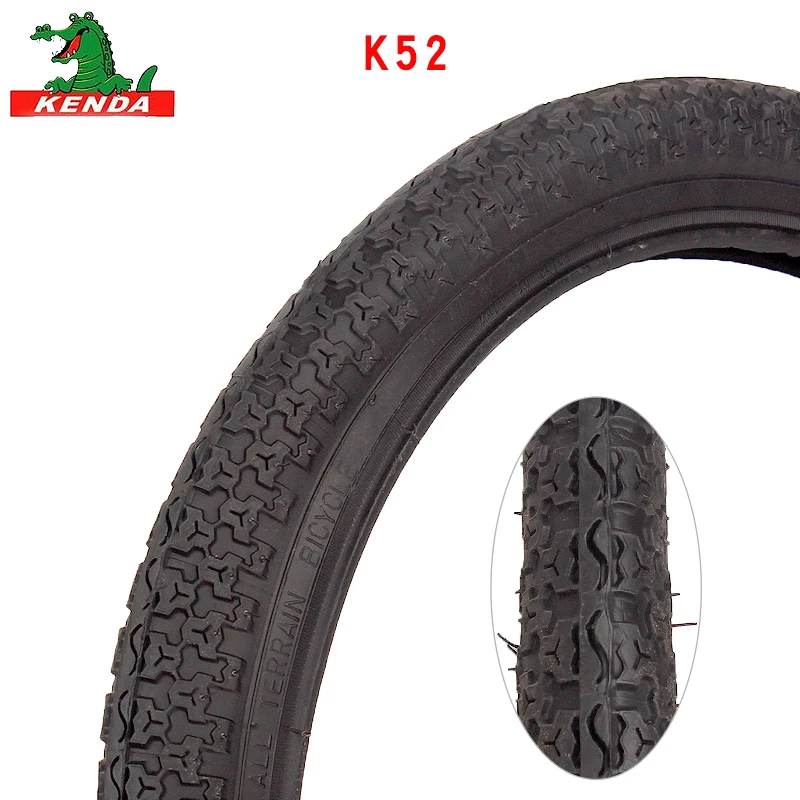 Kenda-Folding Mountain Bike Tire, K52 Cycling Parts, 20 