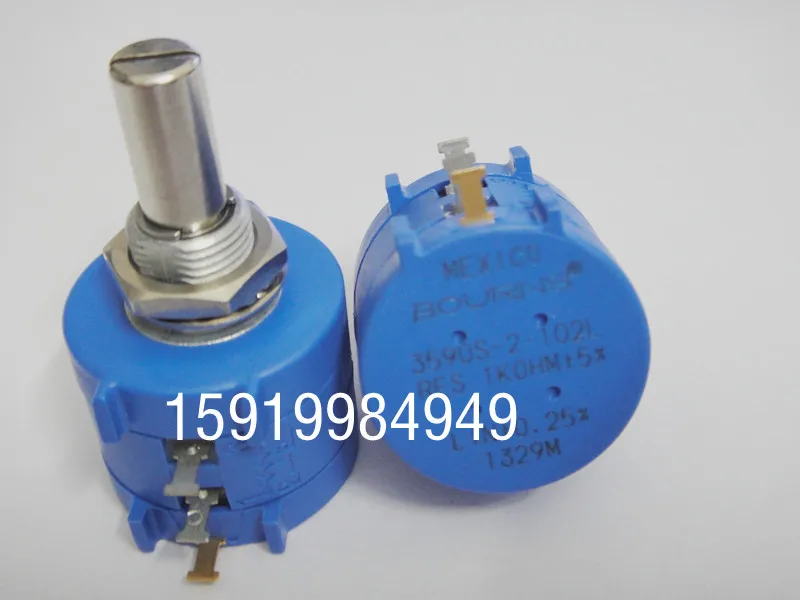 3590S imported genuine multi-turn precision potentiometer wire wound potentiometer 2 watts 2W switch