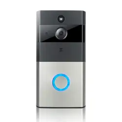 Wireless Visible TalkBack Doorbell with 720P Camera PIR Sensor Dingdong Ring with One-Button WIFI Connection and Free Mobile APP