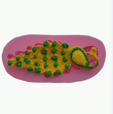 3D Gem Drop Shape Peacock Lace Mat Fondant Silicone Decoration Mold DIY Cake Decorating Tools Baking Mould H739