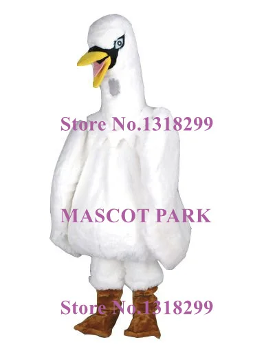 

mascot White Goose Mascot Adult Costume for Sale Realistic Geese goosey goosie Mascotte Carnival Fancy Dress Kits