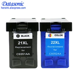 2 Pcs Ink Cartridge for HP 21 22 XL For HP cartridges 21 and 22 for HP Deskjet 3915 D1530 D1320 F2100 F2280 F4100 F4180