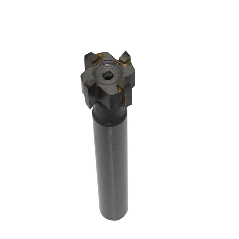 2PCS 16mm * 8mm 4 Flute Alloy straight shank T-slot milling cutter Straight shank Side milling Slotting Profiling carbide cutter