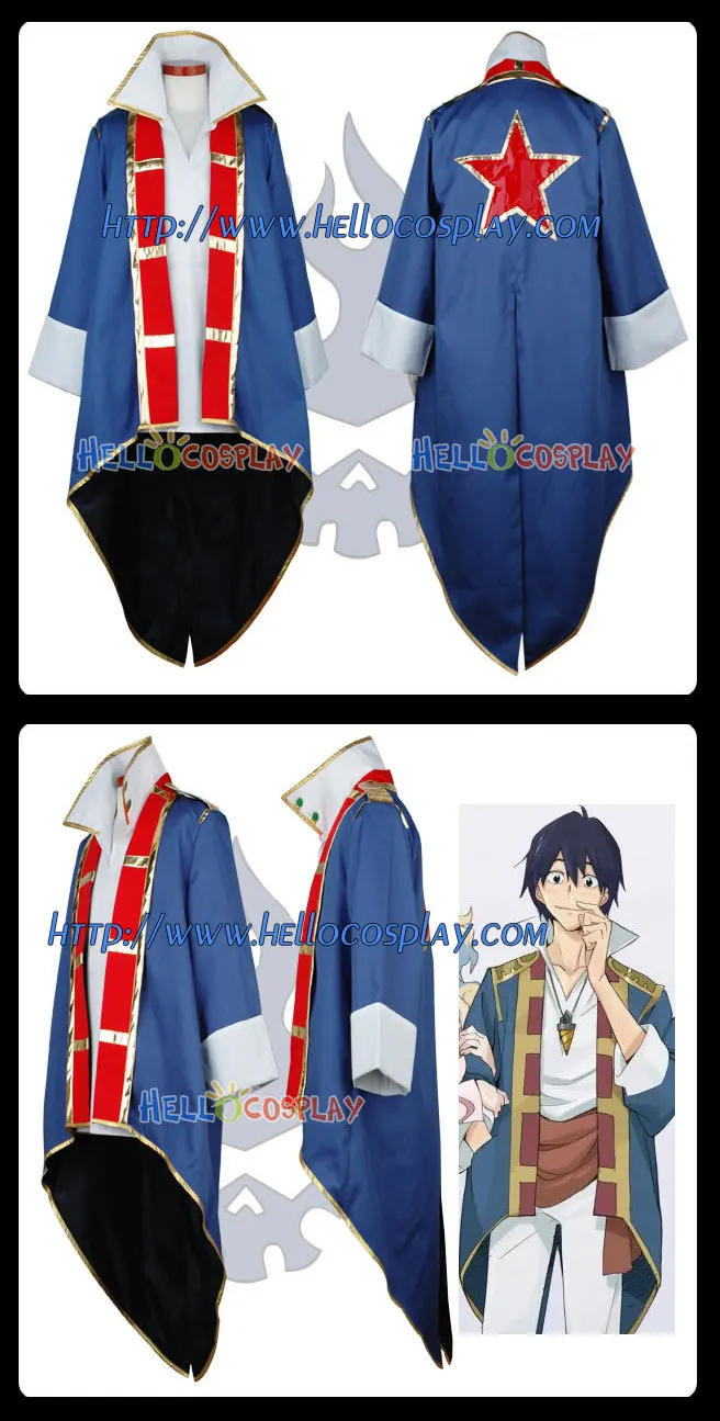 

Japanese Anime Outfit Tengen Toppa Gurren Lagann Cosplay Simon Costume H008