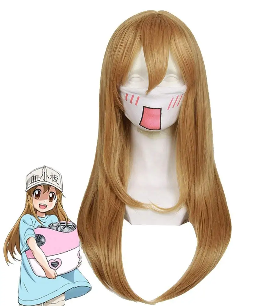 Platelet Hairs Cosplay Cells at Work Manga Blood Platelet Cosplay Hairs Blonde Flaxen Headwear