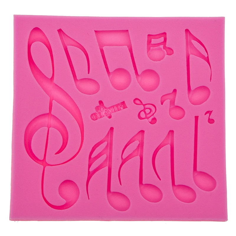 Music Notes lace Silicone mould Biscuit,Cake,Fondant,Cookie,Paste,Chocolate Molds DIY Cake Decoration Baking Tools F0550