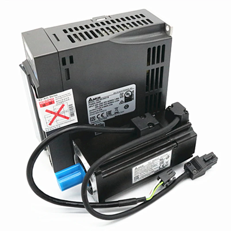 

ECMA-C10604SS+ASD-A2-0421-L ASDA-A2 brake AC servo motor driver kits 0.4kw 3000rpm 1.27Nm 60mm frame