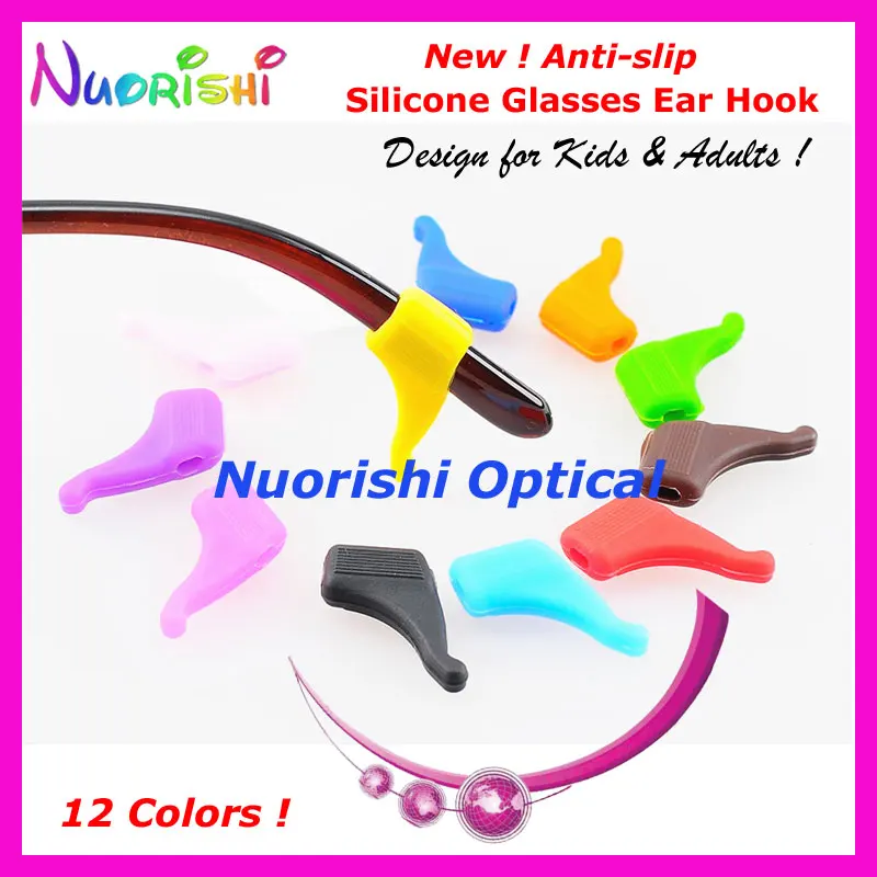 

20 пар T2600, 12 цветов, солнцезащитные очки, очки для детей и взрослых, силиконовый ушной крючок, спортивный противоскользящий держатель, бесплатная доставка