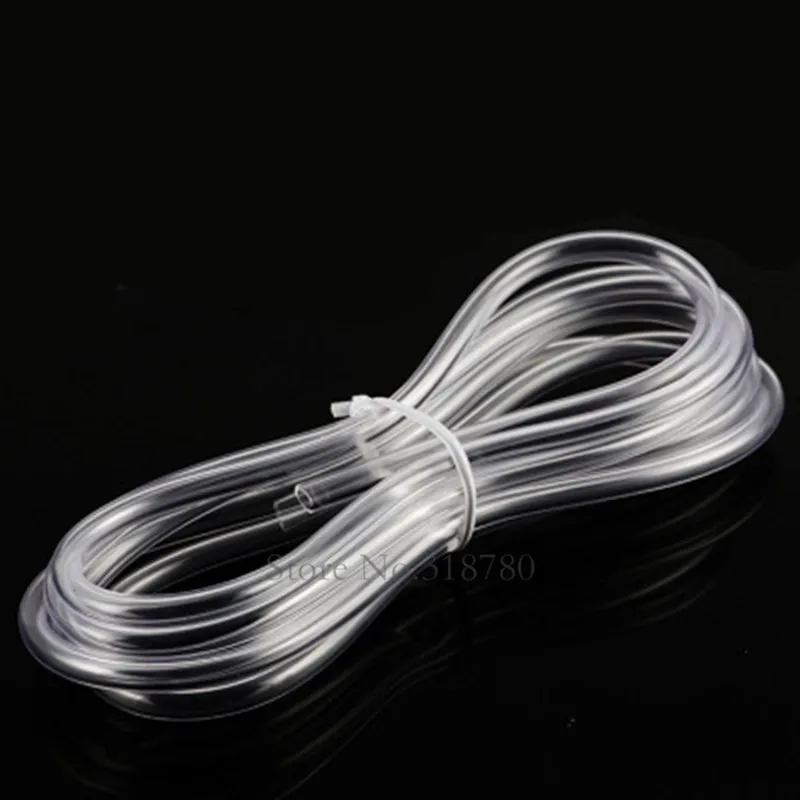 2 Meters Hard / Soft Aquarium Airline Tubing 4mm Plastic Flexible Airline Tube Oxygen Hose Pipe TubeAir Pump Accessories