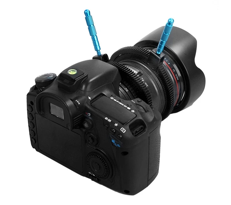 2 X SLRกล้องเลนส์มุ่งเน้นจับโฟกัส/ซูมแหวนก้านด่วนโฟกัส