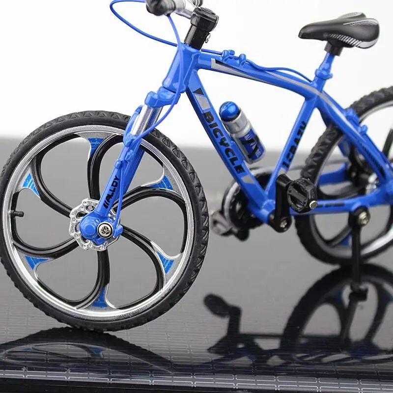 Mini dedo para bicicleta de montaña y carretera, uds de Metal, decoración de bicicleta de juguetes de bicicleta, excelente modelo de bicicleta, regalo para niños, 1 juguetes Bmx