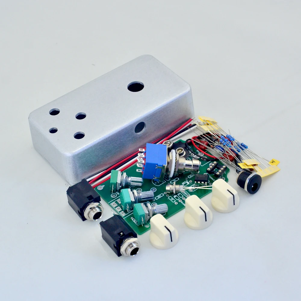 DIY Overdrive Guitar Effect Pedal Kit with 1590B Diecast Aluminum Enclosures  Free Shipping