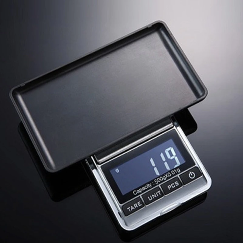 0.01g Precision Jewelry Scales Electronic LCD Kitchen Scale Gold Bijoux Carat Digital Weight Balance Pocket Gram scale 0.1x1000g