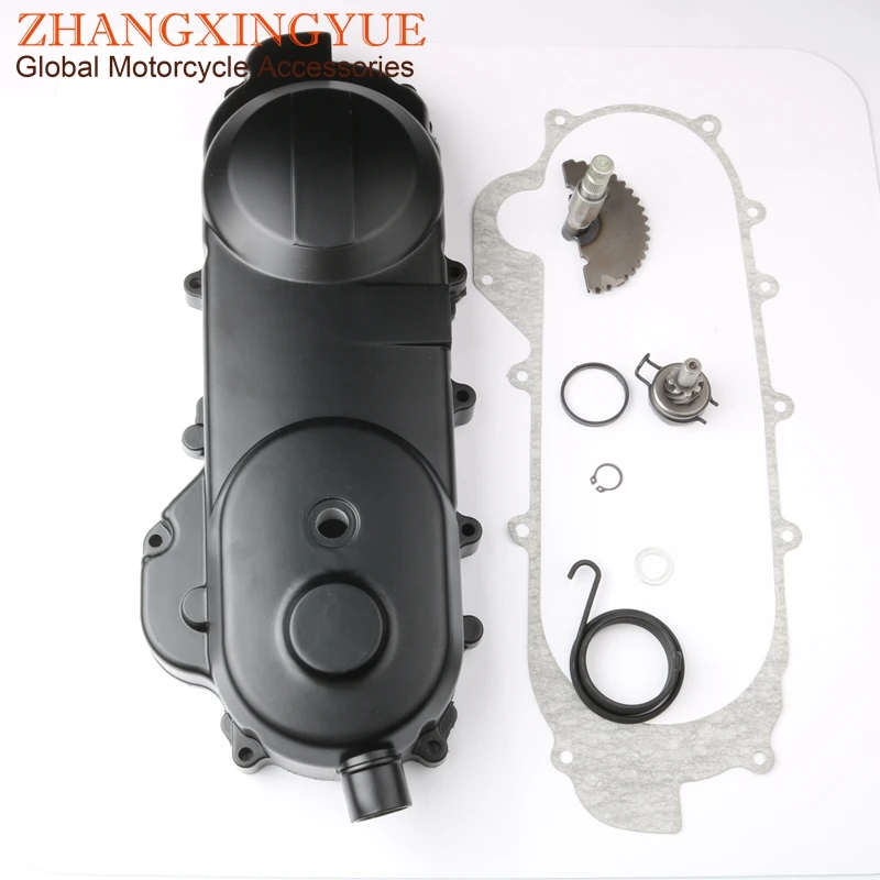 43cm gearbox body & start tooth & spring & gasket for SYM ORBIT 50cc GY6 139QMB 4T 12 inch wheel Scooter