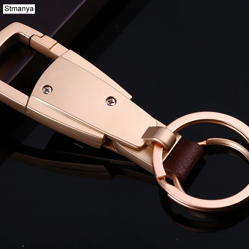 High Quality Key Chain Top Business keychains men \'s waist hanging Women car key ring Best Gift Key Holder With box