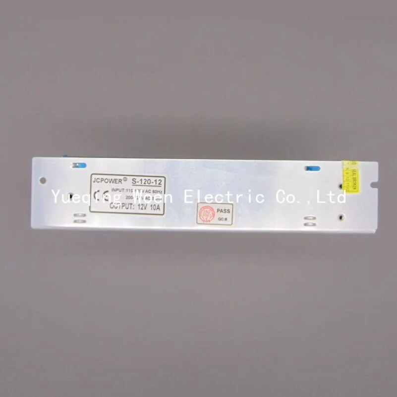 Interruptor de S-120-12 12VDC 10A 120W, fuente de alimentación de transformador 12V 10A 120W, LED conmutada