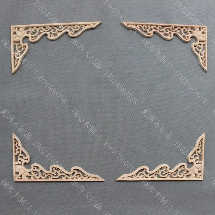 

Dongyang wood carving carved applique chinese style corners ceiling entranceway motif solid wood furniture decoration