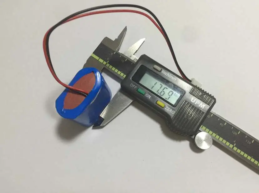 جديد حقيقي 7.4 فولت بطارية ليثيوم بوليمر بطارية قابلة للشحن 16340 1200MAH لوحة دوائر كهربائية اثنين من سلسلة المعدات