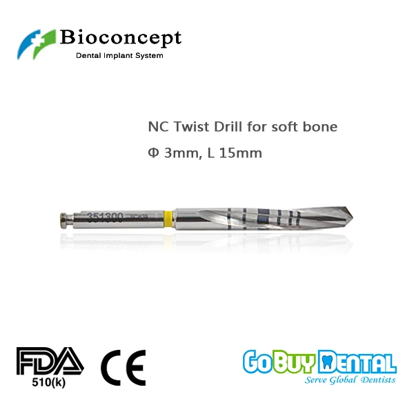 

Bioconcept Taper Cortical Drill compatible with Osstem & Hiossen φ3.5mm(351610)