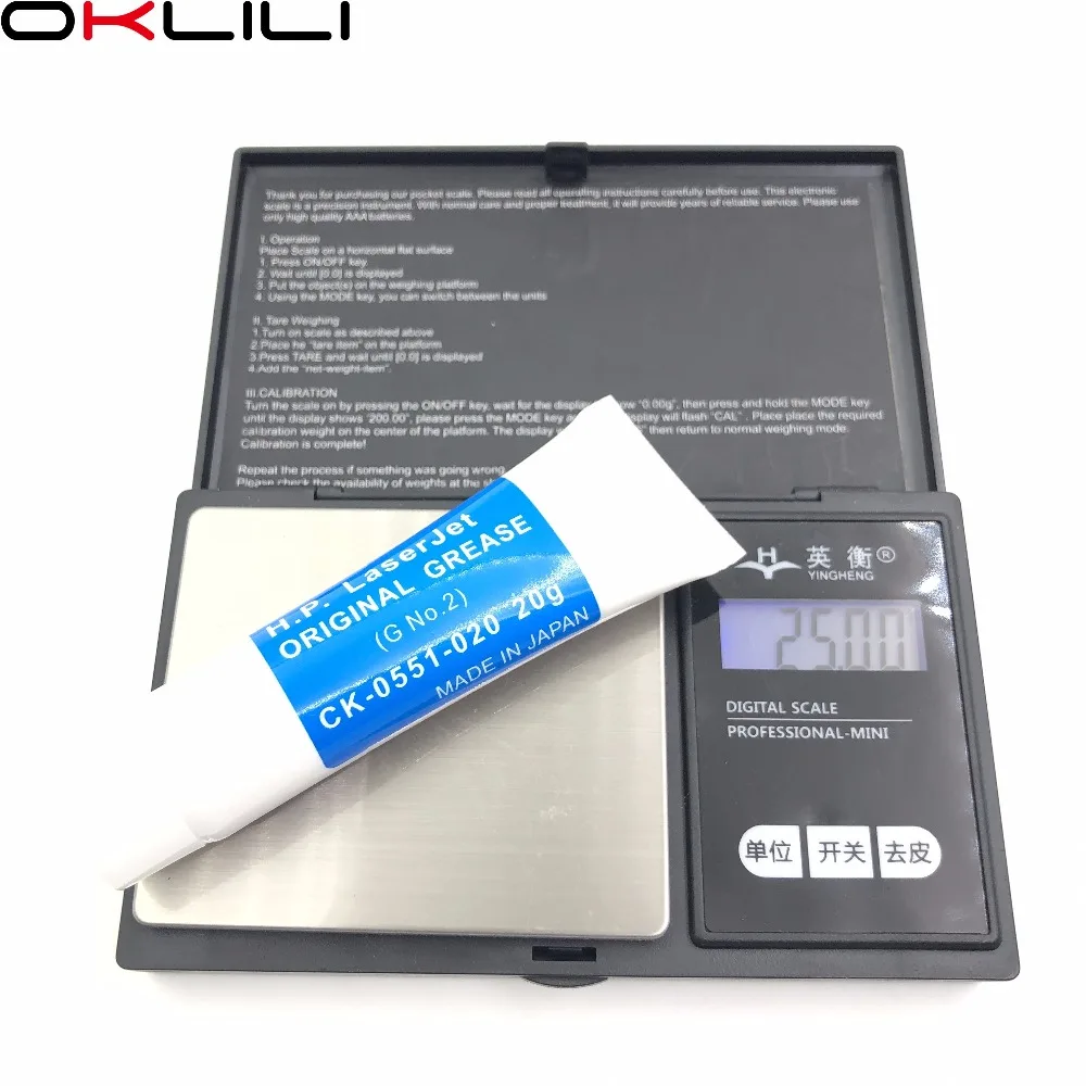 Giappone nuovo CK-0551-020 FY9-6022-000 CK-0551-000 flil G-5000H 20g lubrificante Permalub G-2 grasso siliconico fusore Film grasso olio