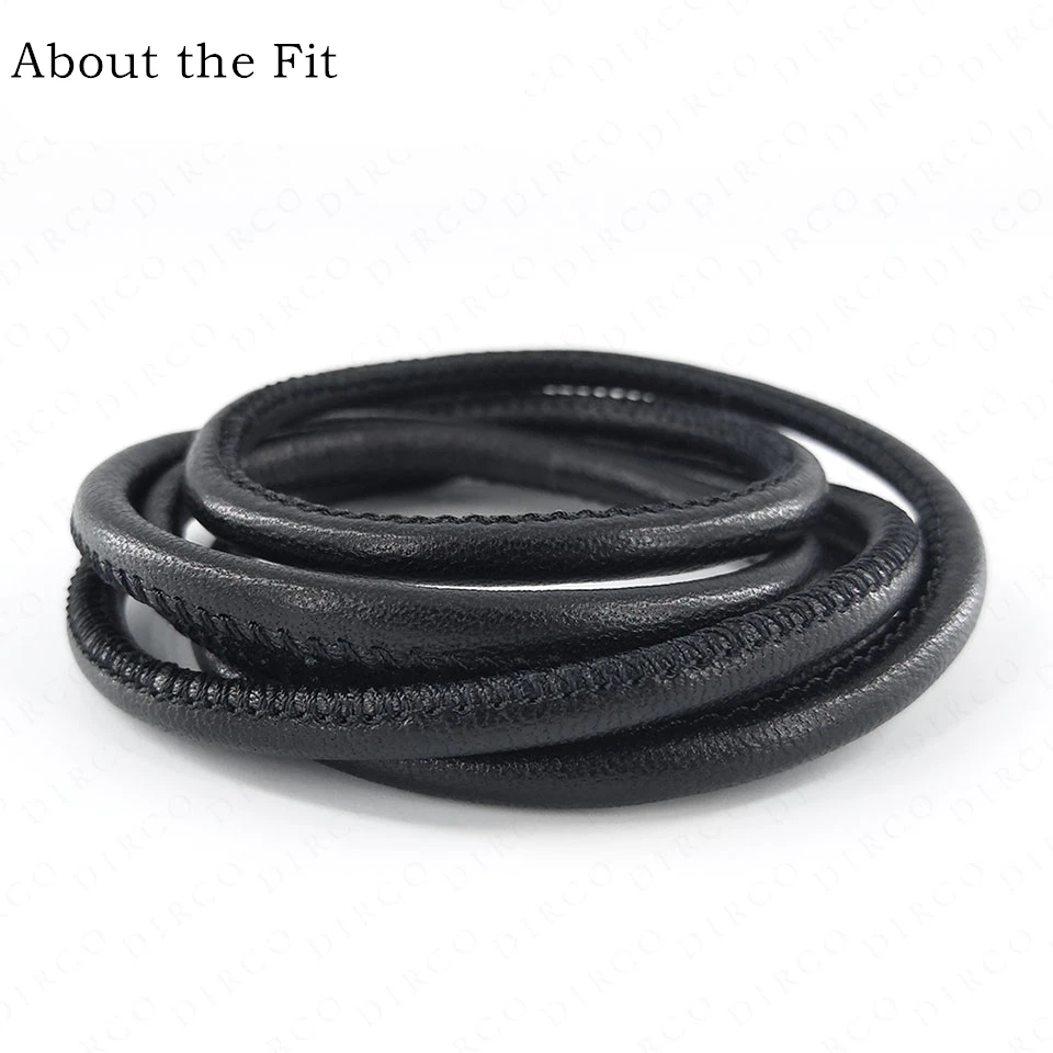 5mm Sutural Sheepskin Stitched Genuine Lamb Leather Rope Bracelet Necklace Jewelry Making Clothing Fashion Belt Home Decoration