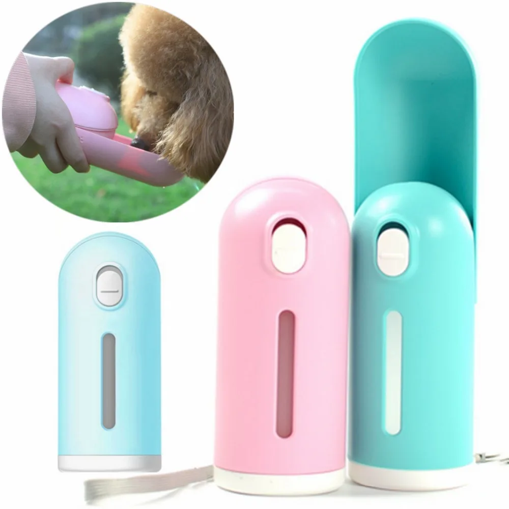 

300ml Portable Pet Dog Water Bottle For Small Dogs Travel Puppy Cat Drinking Bowl Outdoor Pet Water Dispenser Feeder Dog Product