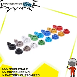 RCAWD Alloy Steering Servo Horn Arm 0033 dla WLtoys 12428 12423 1/12 RC Car Crawler Short Course Truck części zamienne