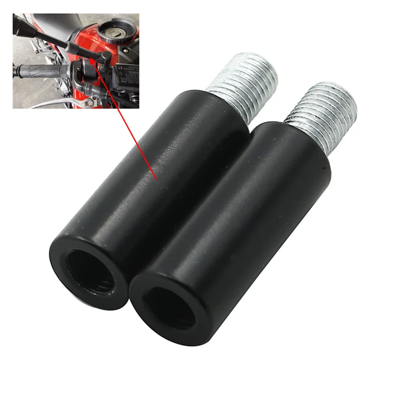 Motorcycle Rearview Mirror Riser Extenders 40mm Clamp Riser For Yamaha MT09 FZ09 FJ09 FJ-09 FZ-09 Tracer MT-09 naked FZ MT FJ 09 