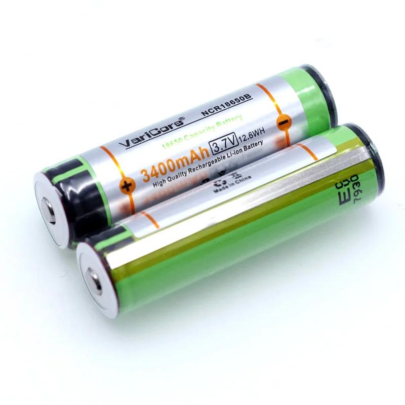 VariCore New Protected 18650 NCR18650B 3400mah akumulator 3.7V z płytką drukowaną do baterii latarki