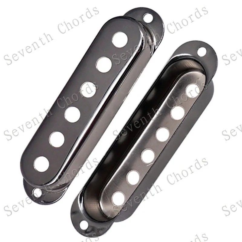 3 Stück Messing-Humbucker-Tonabnehmer mit einzelner Schiene, Tonabnehmerabdeckungen für E-Gitarren-Zubehör, drei Farben zur Auswahl. – Detail 10