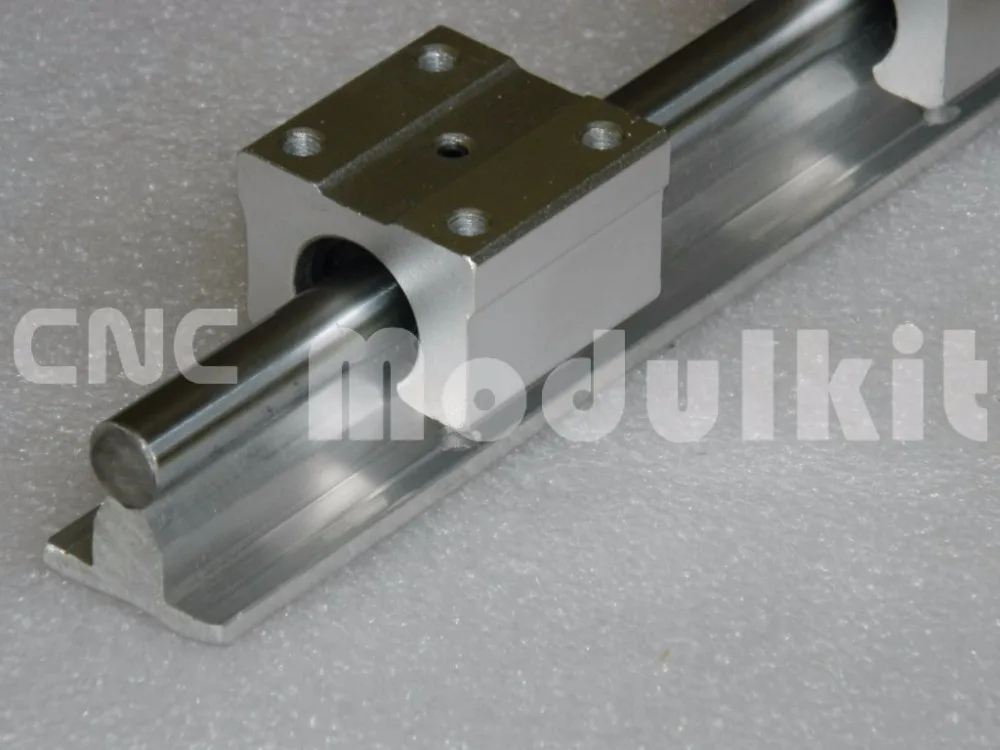 CNC Router SBR12 Set Linear Motion Support Guide Rod With 2pcs SBR12UU Linear Rail Ball Slide Unit Bearing Blocks CNC Modulkit