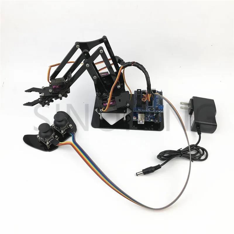 

4DOF manipulator arduino Robotic arm remote control ps2 mg90s