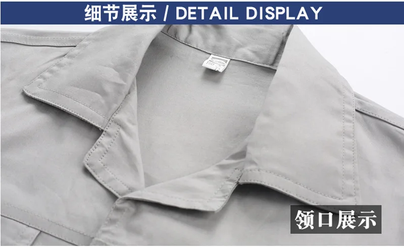 Sommer Arbeitskleidung Auto Reparatur Arbeitskleidung Kleidung Männer Overalls Arbeiter Mechaniker Uniform Auto Werkstatt Anzug Fabrik Arbeitsuniform