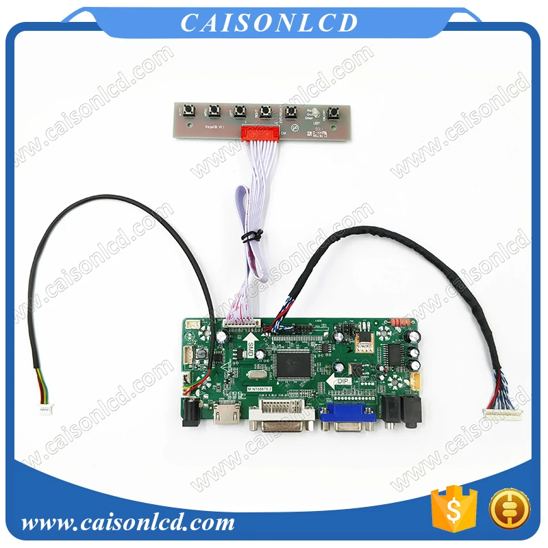 DVI VGA Audio LCD monitor controller  board support 10.4 inch lcd panel with 800*600 G104S1-L01