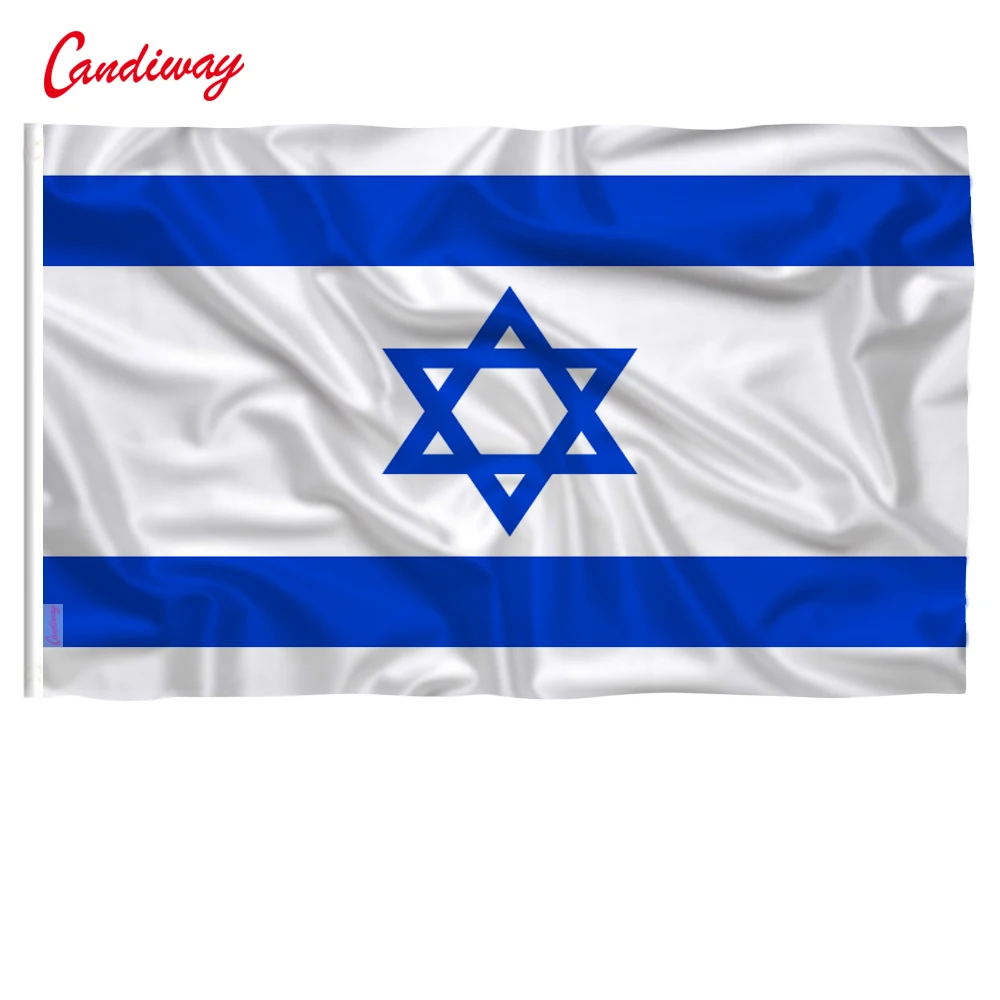 Israel flag 3*5 feet. polyester flag.90*150cm big banners Israeli flag ,Isreal flag banner NN003