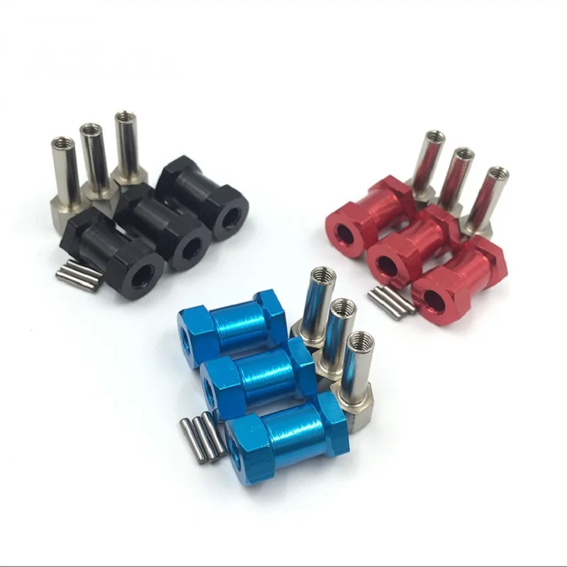 RC Crawler Metal 12mm Wheel Hex Hub 15mm Extension Coupler Adapter for AXIAL SCX10 D90 CC01 F350 1/10 RC Crawler