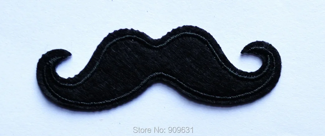 

Hot ! mustache ROCK METAL MUSIC BAND iron on applique or Sew on embroidery applique patch garment