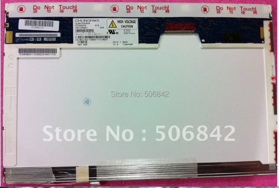 

15.4" Laptop Screen CLAA154WB04 LCD DisplayPanel 1280*800