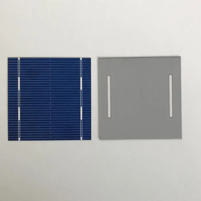 ALLMEJORES 40pcs 52mmx52mm polycrystalline solar cells  0.43W 0.5V  For DIY Solar panel kits Give Tabbing wire Busbar wire
