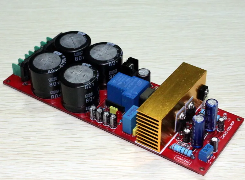 IRS2092 Class D amplifier board ( dual rectifier with protective power ),Using original IRS2092, IRFB23N15D