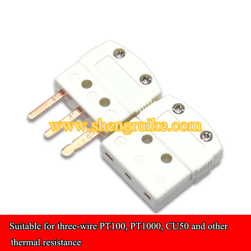 conector macho e femea pt100 rtd 01