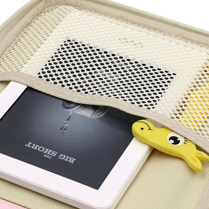 New Colorful Leaf Multifunction File Folder A4 Waterproof Document Bag Storage for Computer Notebook Stationery School Office