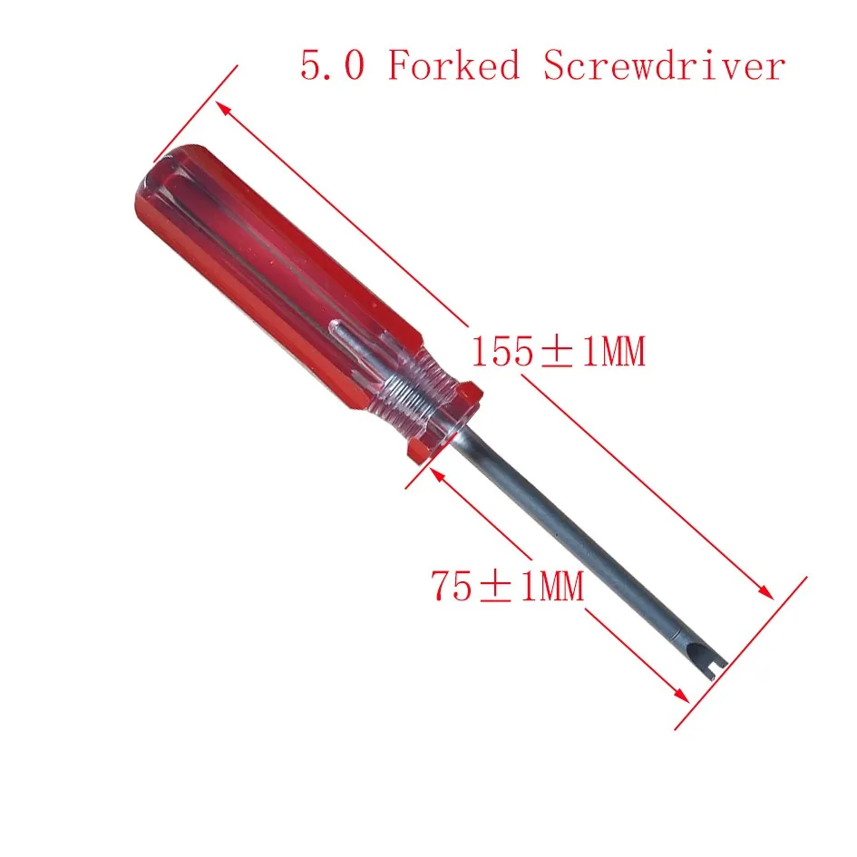 High Quality 6.0MM Forked Screwdriver Chrome-Vanadium Steel Aluminium Magnetic Tools 480pcs/lot